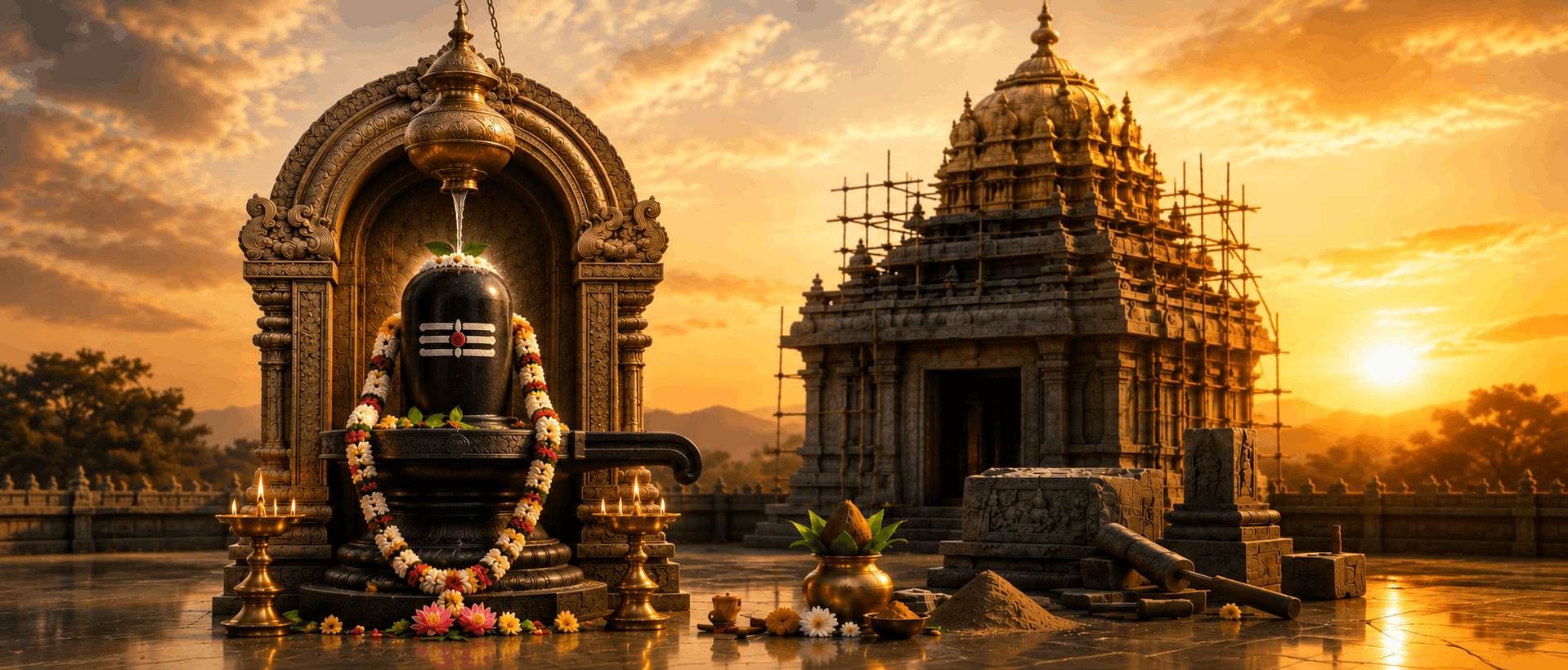 Shiva Vigraham & Garbhagruham Construction Grand Sponsorship